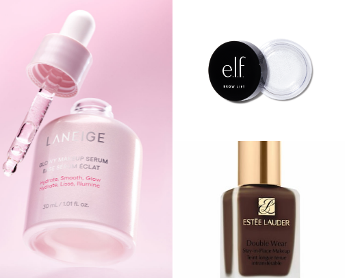 My favourite products for a Glowy and Smooth make-up look cover photo collage