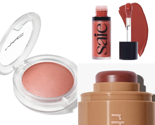 Sunburnt Blushes 🌞🕶️💄 cover photo collage