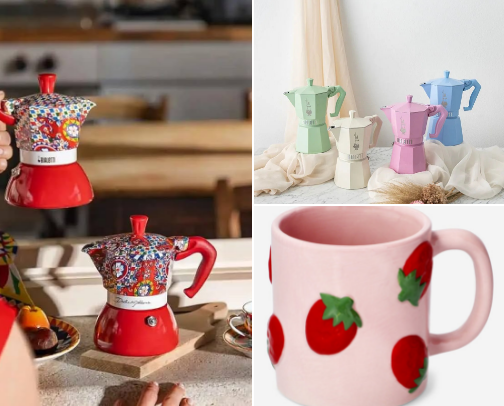 Coffee station essentials ☕️🤎🍪 cover photo collage