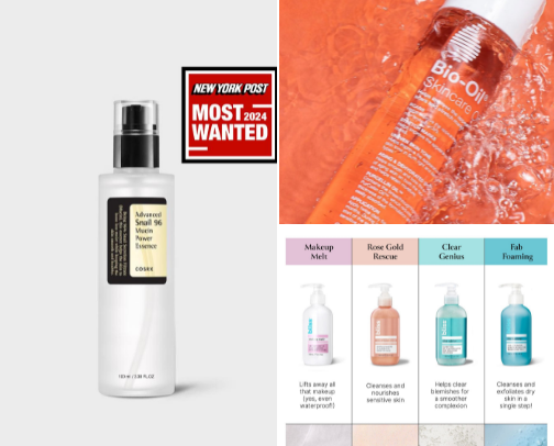 Skincare I like that's simple to use. cover photo collage