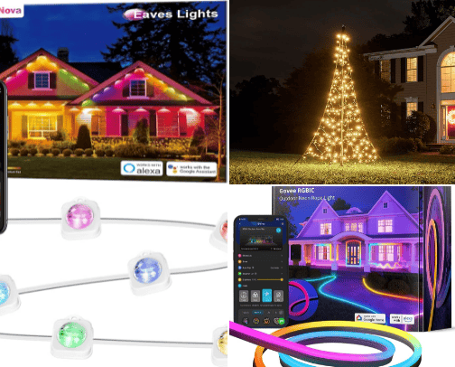 Home Christmas Decorating with Amazon cover photo collage