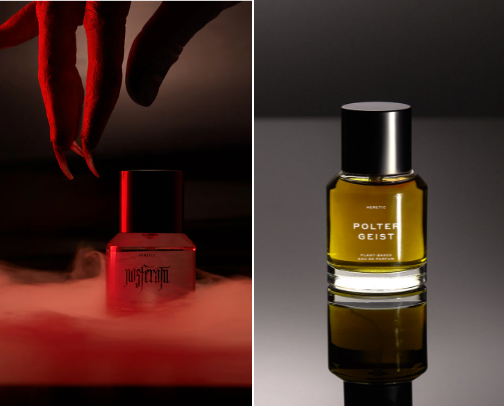 Smell like a gothic graveyard or bookstore with these favorite Heretic perfumes cover photo collage