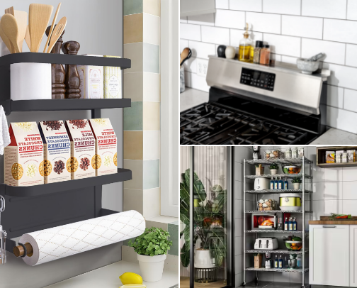Small Kitchen Storage Solutions! cover photo collage