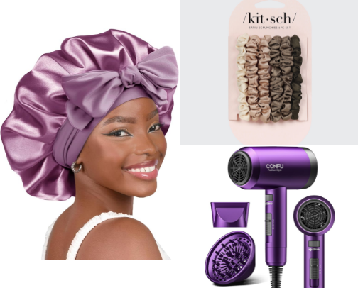 Top Affordable and Holy Grail Products for Curly Hair cover photo collage