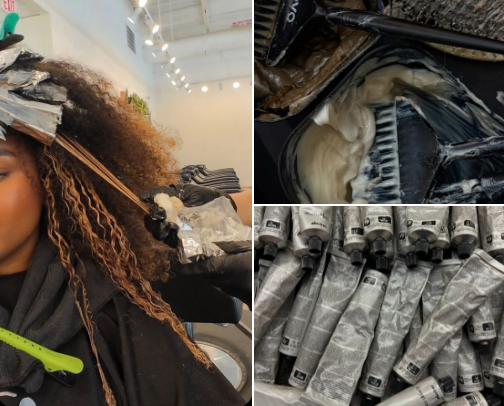 Curls to dye for ( fav hair dye and developer for curls) cover photo collage