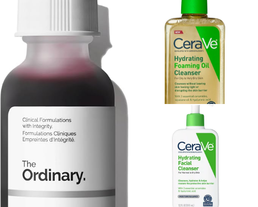 Skin care and body care for dry skin cover photo collage