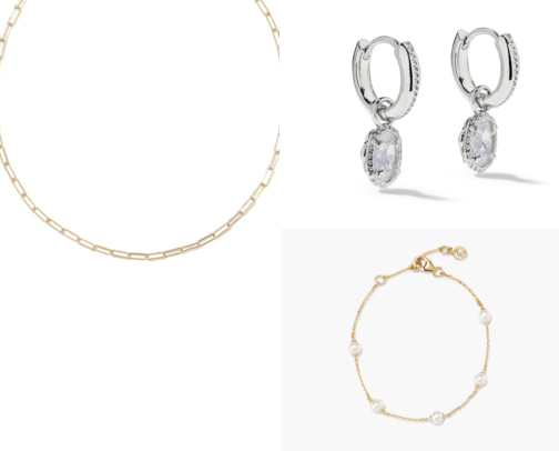 Anniversary Jewelry Gifts for Her by Year: 1st, 5th, 10th & 25th Picks from Kendra Scott & Mejuri cover photo collage