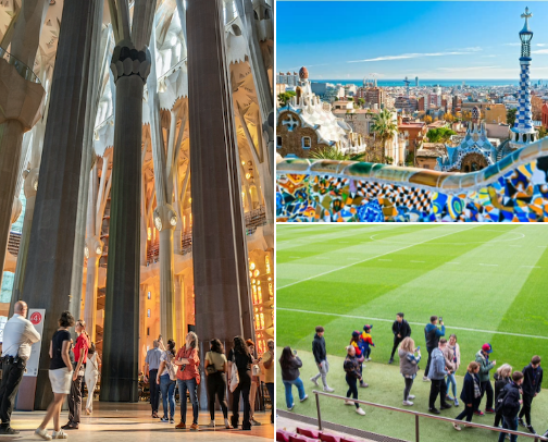 Trip to Barcelona 🇪🇸 cover photo collage