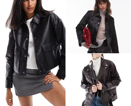 Spring 2025 trendy jackets cover photo collage