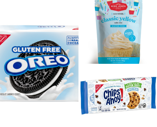 Gluten free snacks cover photo collage