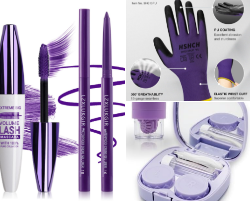 All Things Purple 💜 cover photo collage