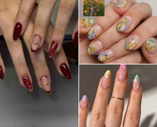 Nails cover photo collage