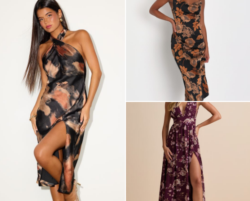 Fall Wedding Guest Dresses cover photo collage