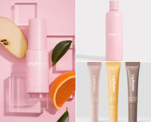 kylie skincare cover photo collage