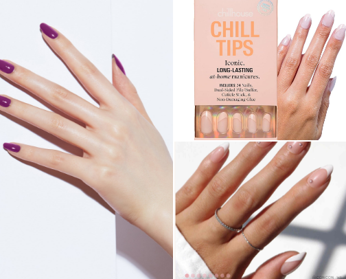 Favorite durable press on nails cover photo collage