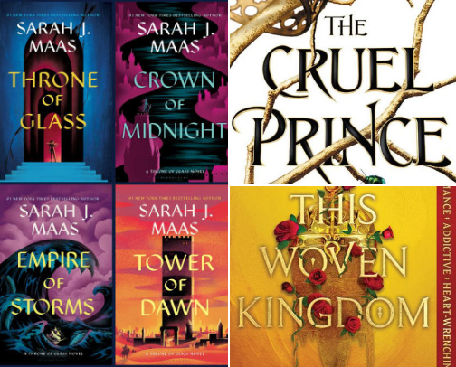 My Favorite Book Recs | Fantasy Romance cover photo collage