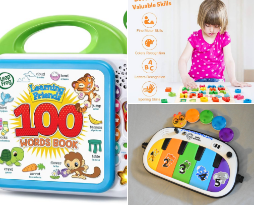 Smart Play for Little Minds: Best Toddler Learning Toys (0–4 yrs)" cover photo collage