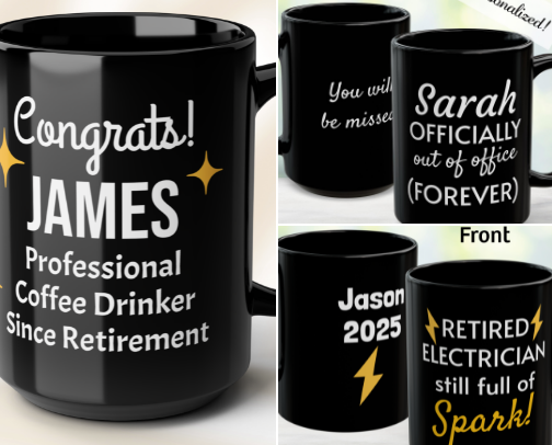 Retirement Gifts cover photo collage