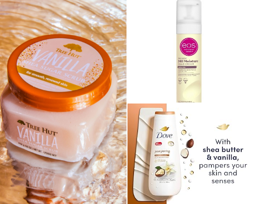 Glowy, soft, and warm : The ultimate vanilla routine cover photo collage
