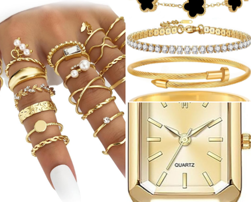 Baddie Bling Jewelry cover photo collage