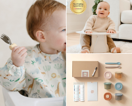 Baby’s First Foods: Must-Have Gear for Introducing Solids cover photo collage