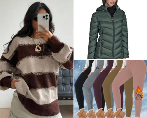 🧣 Winter Comfort & Cozy Style for Moms ❄️ — Stay Warm, Feel Beautiful cover photo collage
