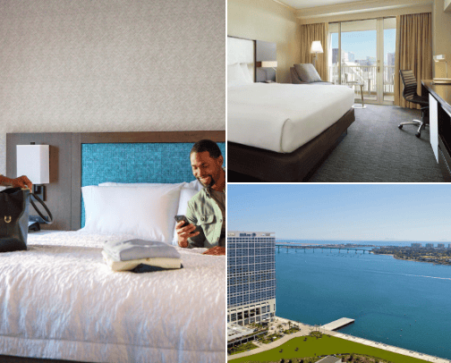 Hilton hotels cover photo collage