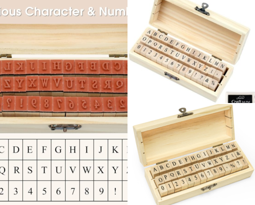 PDF Free,42 Pcs Letter Stamps,"Rubber Stamps Alphabet Stamps, Wooden Stamps Number Alphabet Letter Symbol Set for DIY Crafting, Scrapbooking Supplies, Card Making Guide" cover photo collage