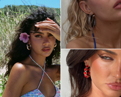 The Bigger The Hoops: Y2K Hoop Earrings cover photo collage