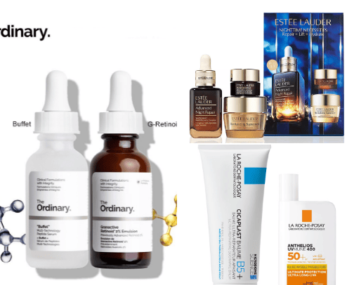Skincare⚡ cover photo collage