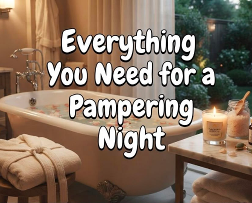 Everything You Need for a Pampering Night cover photo collage