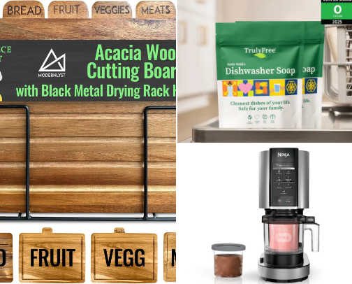 Scrunchy Mom Kitchen Faves cover photo collage