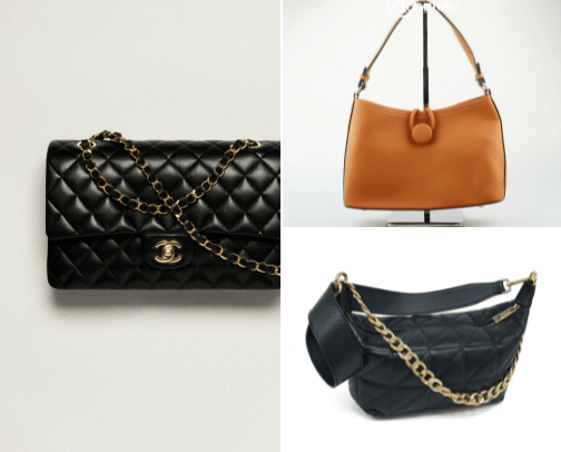 Premium women's bags are comfortable to wear and elegant cover photo collage