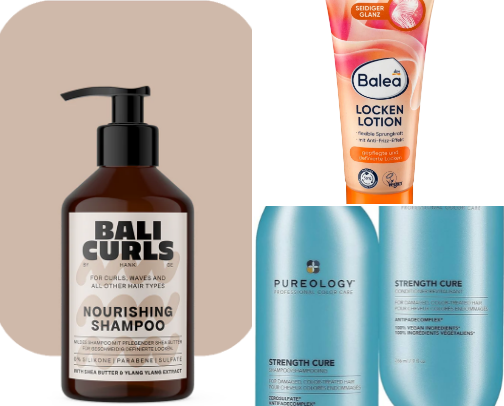 Hair products that i love for my curls cover photo collage