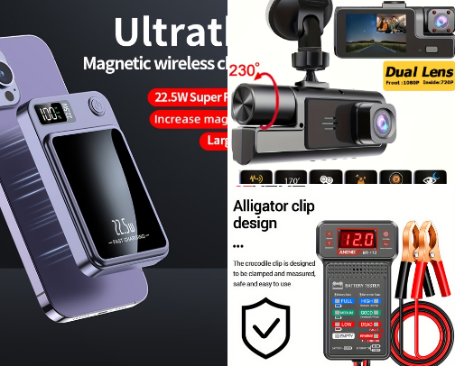 Pametni gadgeti za automobil cover photo collage