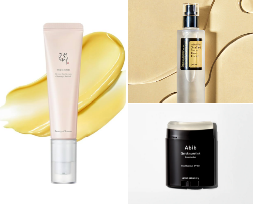 My beauty essentials for glass skin cover photo collage