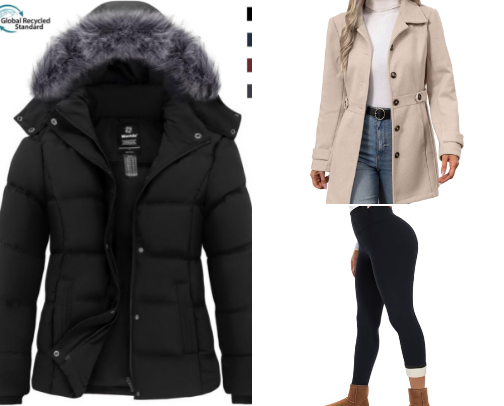 Winter Vacation Outfits cover photo collage