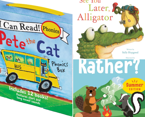 Summer Reading Favorites for Kids cover photo collage