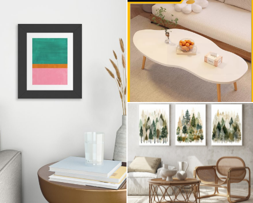 HOME DECOR 💚🏡 cover photo collage