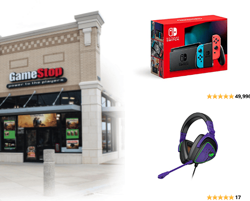 Game Shop cover photo collage