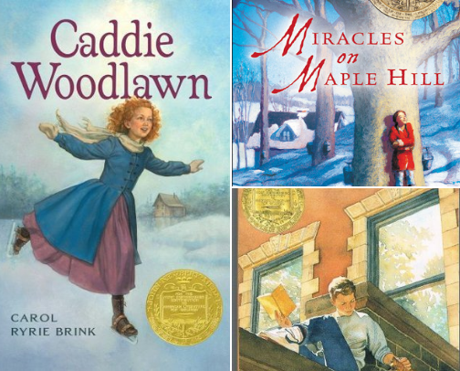 Newbery Medal Winners for Readers of All Ages cover photo collage