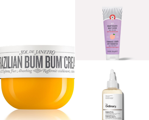 Body Care Essentials for a Spa-at-Home Glow cover photo collage