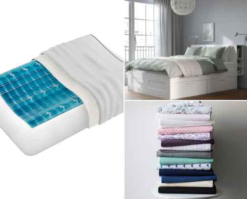 Comforting bedroom essentials cover photo collage