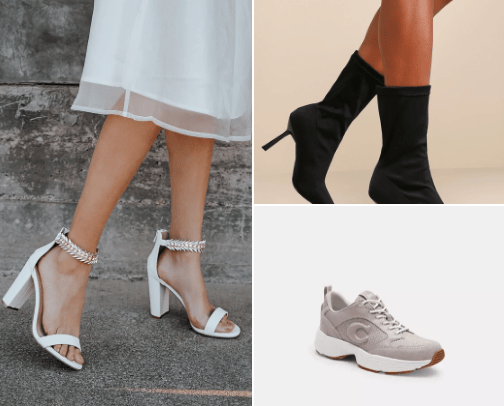 🤍obsessed footwears👠 that bring your styles to next level cover photo collage