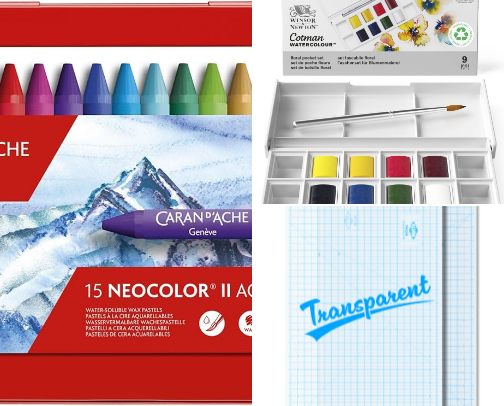 Favorite Art Supplies cover photo collage