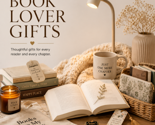 Book Lover Gifts cover photo collage