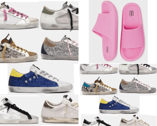 Shoes cover photo collage