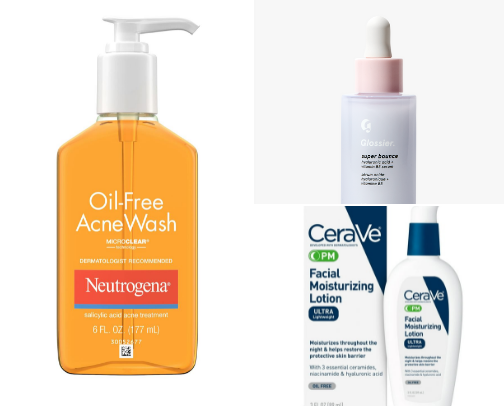 My Basic Post-Accutane Skincare Routine cover photo collage