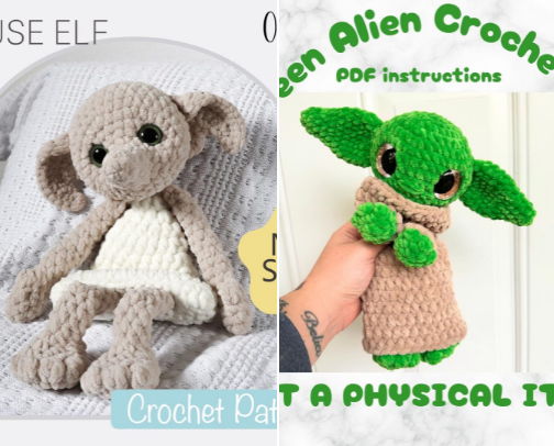 Snuggler Crochet Patterns cover photo collage