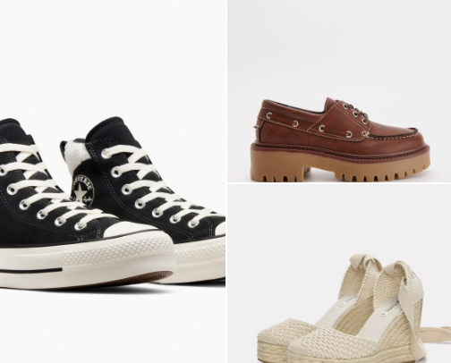 Comfy shoes cover photo collage